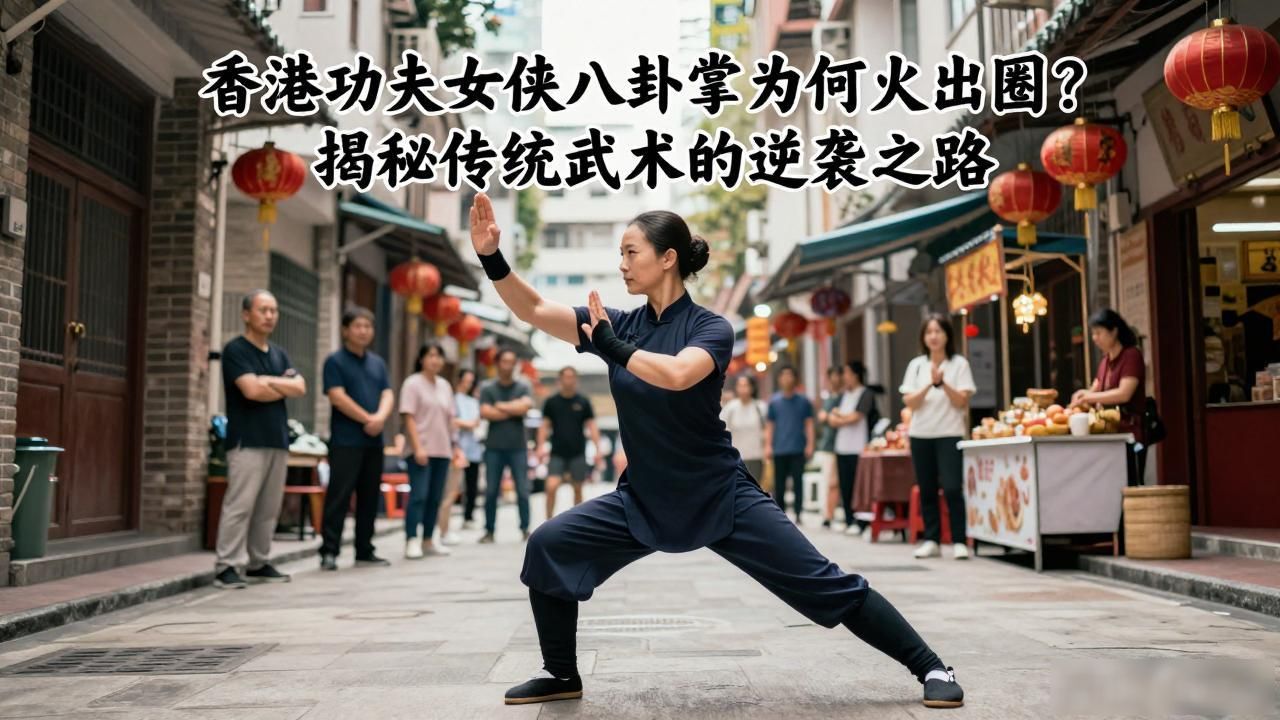 八卦掌女武术家表演_中国功夫八卦掌_香港功夫女侠八卦掌爆红网络-